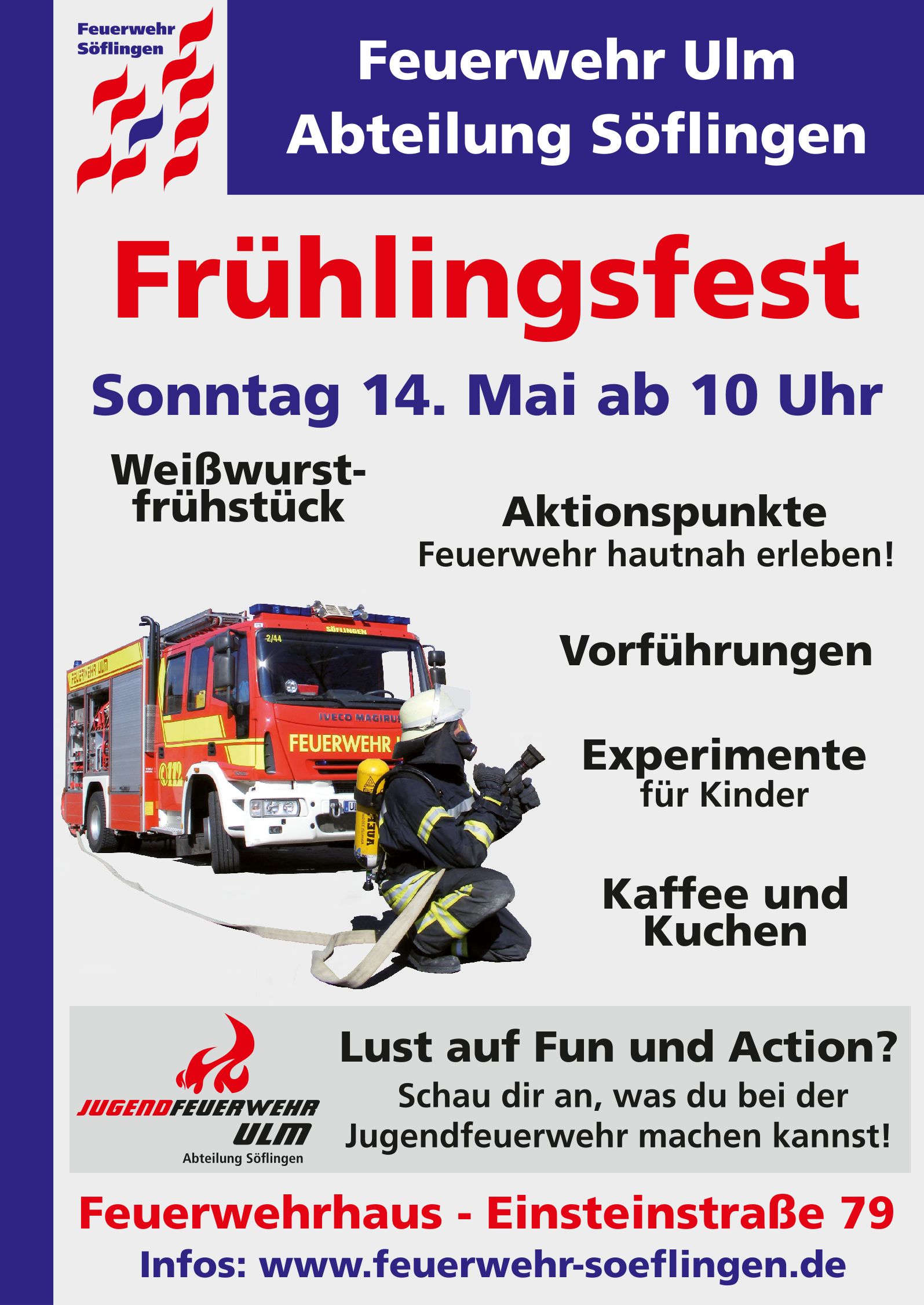 Fruhlingsfest 17 Flyer Feuerwehr Ulm